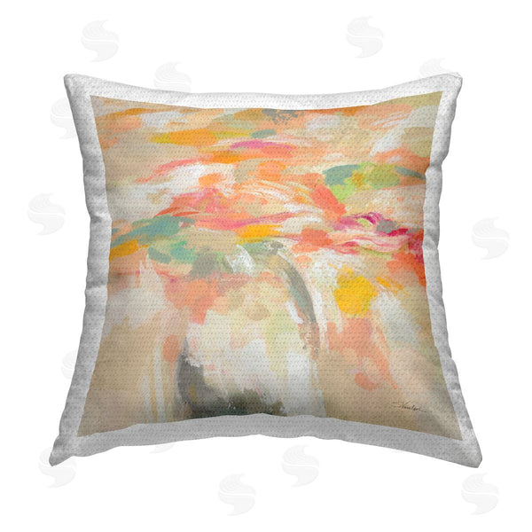 Stupell Industries Silvia Vassileva | Summer Solstice Abstraction Printed Throw Pillow