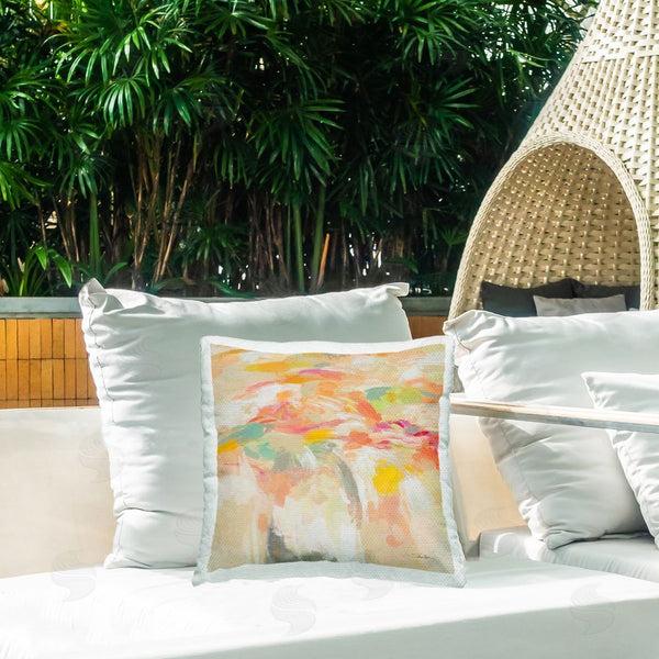 Stupell Industries Silvia Vassileva | Summer Solstice Abstraction Printed Throw Pillow