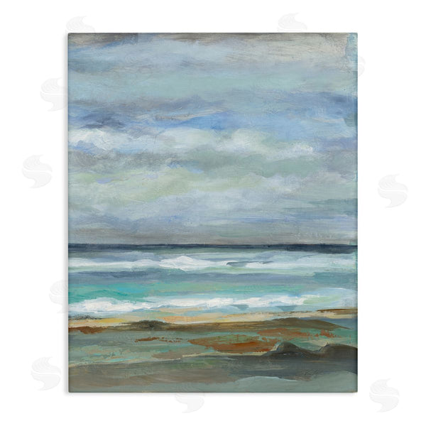 stupell industries Silvia Vassileva | Traditional Cloudy Seashore