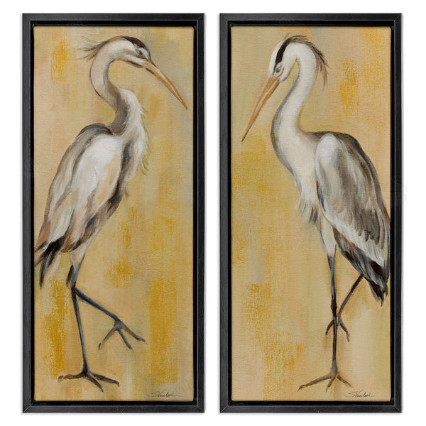 Stupell Industries Silvia Vassileva | Vintage Style Herons