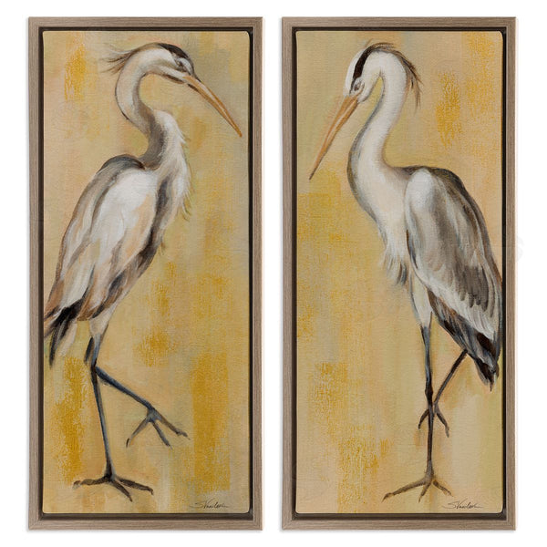 Stupell Industries Silvia Vassileva | Vintage Style Herons
