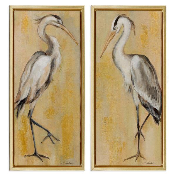 Stupell Industries Silvia Vassileva | Vintage Style Herons
