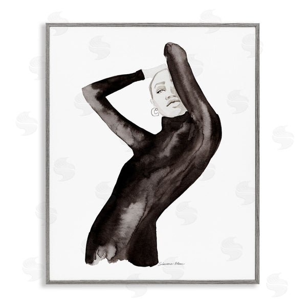 stupell industries Simone Elum | Fashion Illustration Girl Wall Art