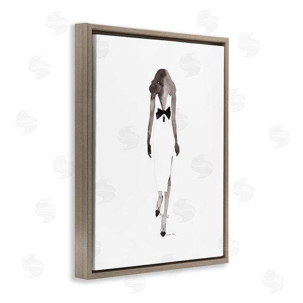 Stupell Industries Simone Elum | Minimal Woman On White Wall Art