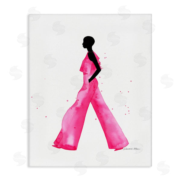 Stupell Industries Simone Elum | Modern Trendy Girl Wall Art
