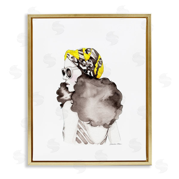 stupell industries Simone Elum | Vintage Style Woman Wall Art