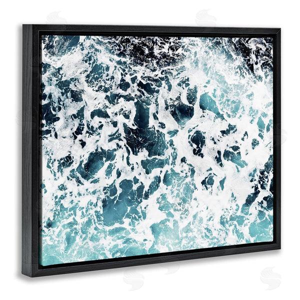 Stupell Industries Sisi And Seb | Abstract Ocean Foam Pattern Wall Art