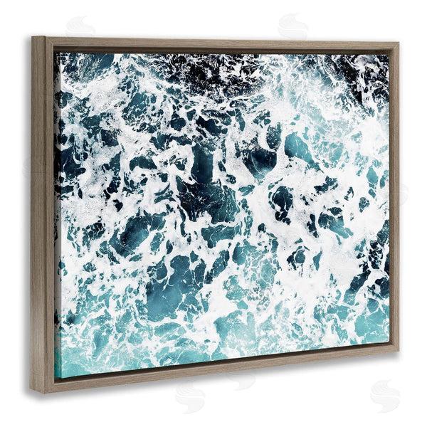 Stupell Industries Sisi And Seb | Abstract Ocean Foam Pattern Wall Art