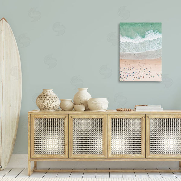 Stupell Industries Sisi And Seb | Aerial Summer Beach Wall Art