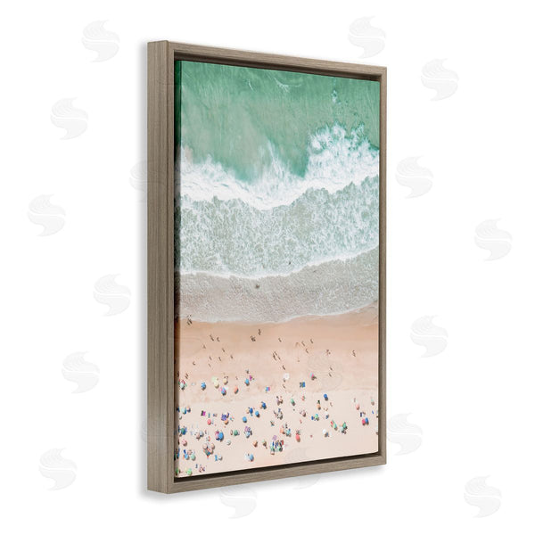 Stupell Industries Sisi And Seb | Aerial Summer Beach Wall Art