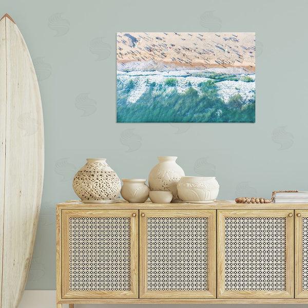 Stupell Industries Sisi And Seb | Aerial Tide Beach Foam Wall Art