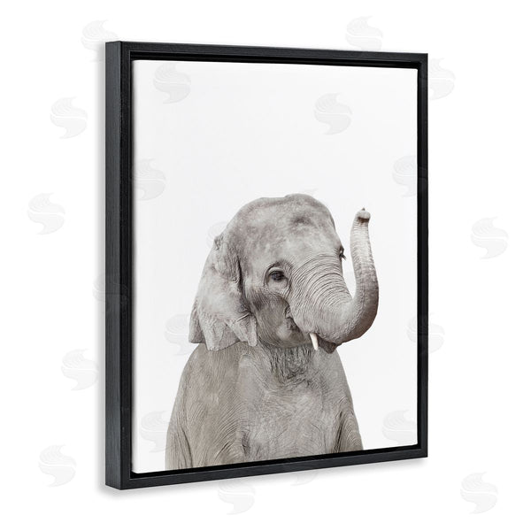 Stupell Industries Sisi And Seb | Baby Elephant Portrait Wall Art