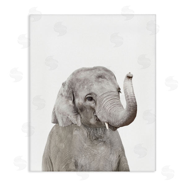 stupell industries Sisi and Seb | Baby Elephant Portrait Wall Art