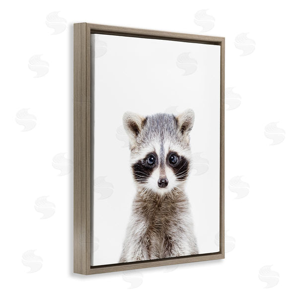Stupell Industries Sisi And Seb | Baby Raccoon Portrait Wall Art