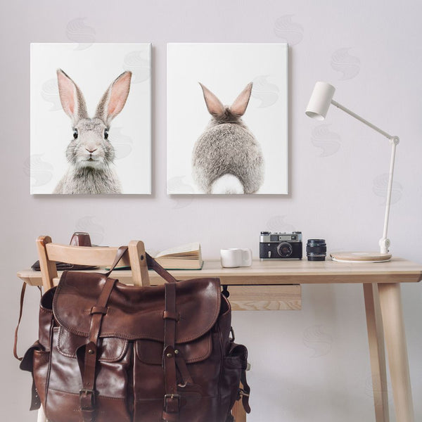 Stupell Industries Sisi And Seb | Back & Front Bunnies Wall Art