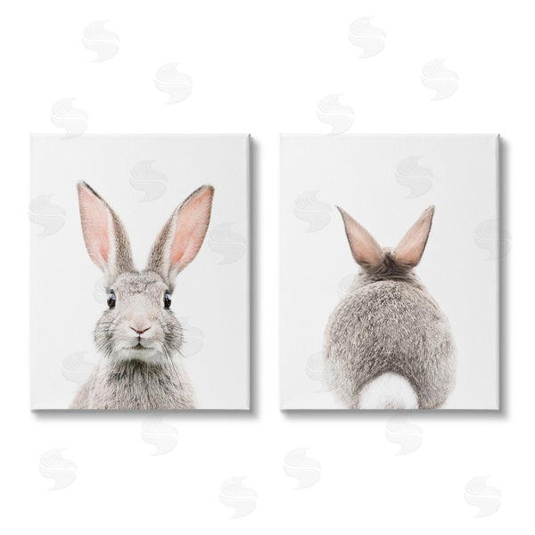 stupell industries Sisi and Seb | Back & Front Bunnies Wall Art