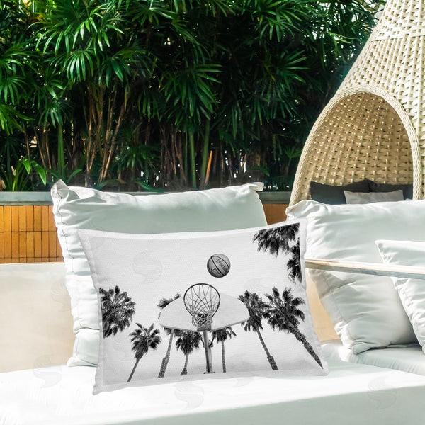 Stupell Industries Sisi And Seb | Basketball Hoop With Palms