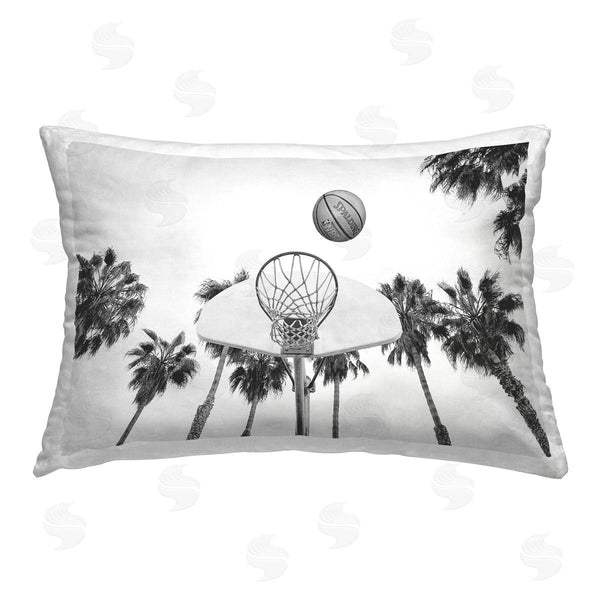 stupell industries Sisi and Seb | Basketball Hoop with Palms