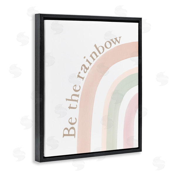 Stupell Industries Sisi And Seb | Be The Rainbow Pastel Wall Art