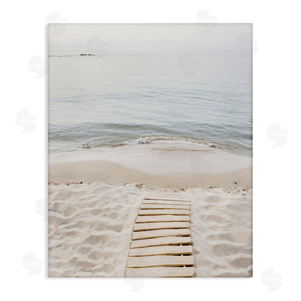 stupell industries Sisi and Seb | Beachy Planked Walkway