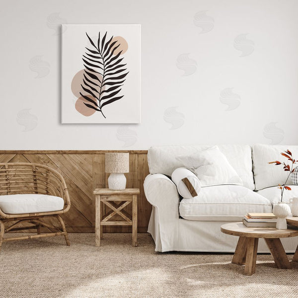 Stupell Industries Sisi And Seb | Beige Boho Frond Wall Art