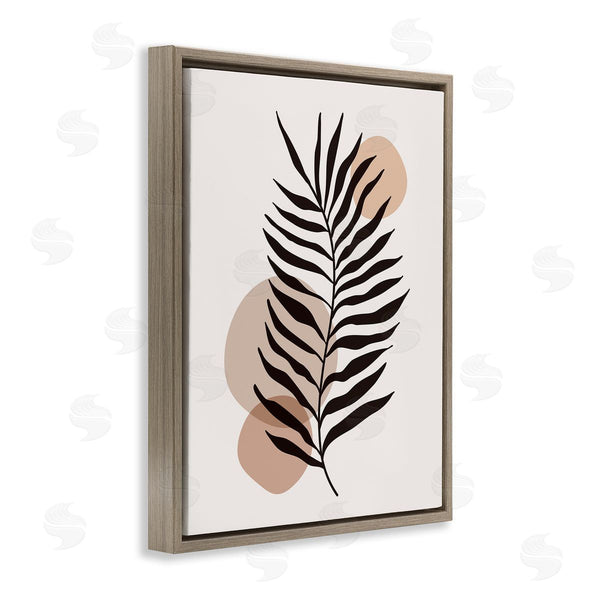 Stupell Industries Sisi And Seb | Beige Boho Frond Wall Art