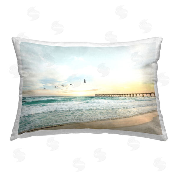 stupell industries Sisi and Seb | Birds at Beach Pier