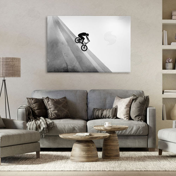 Stupell Industries Sisi And Seb | Black And White Biker Wall Art