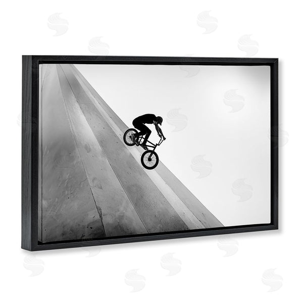 Stupell Industries Sisi And Seb | Black And White Biker Wall Art