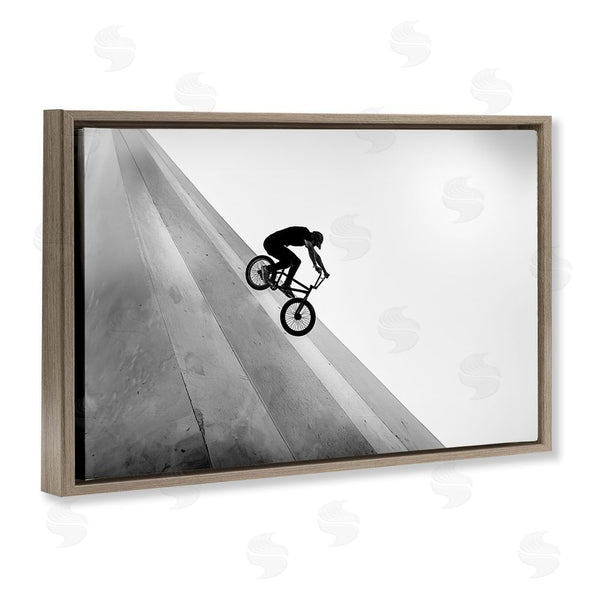 Stupell Industries Sisi And Seb | Black And White Biker Wall Art