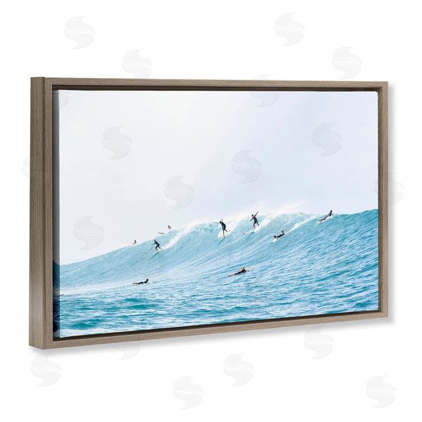 Stupell Industries Sisi And Seb | Blue Wave Surfers Wall Art