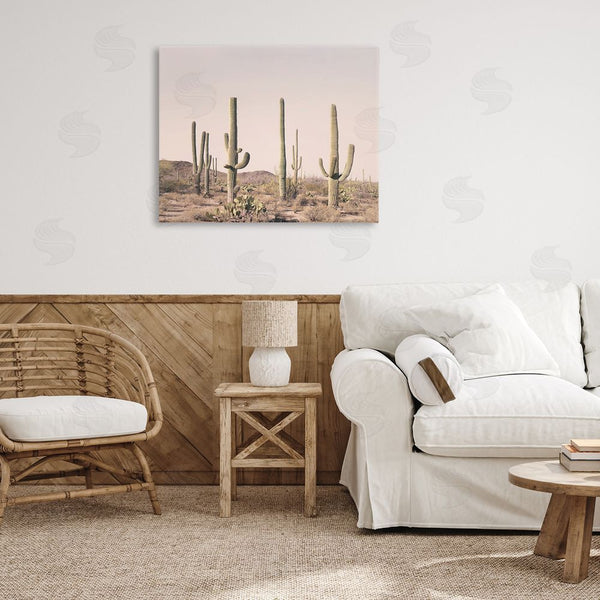 Stupell Industries Sisi And Seb | Blush Cactus Field Wall Art