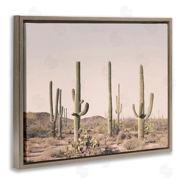 Stupell Industries Sisi And Seb | Blush Cactus Field Wall Art