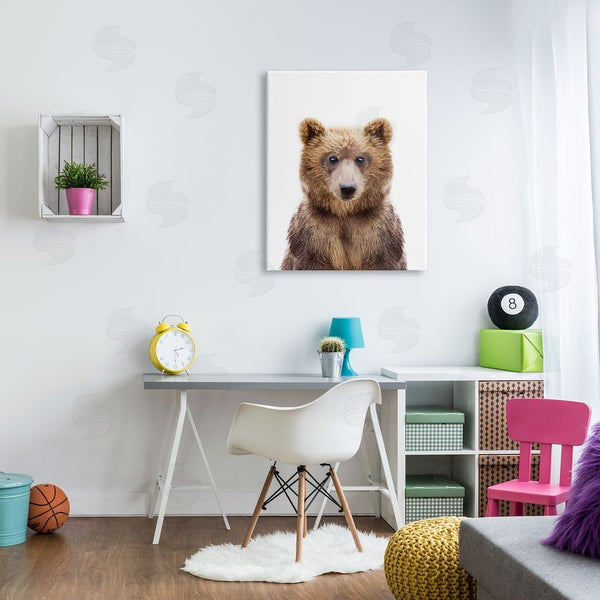 Stupell Industries Sisi And Seb | Brown Bear Portrait Wall Art