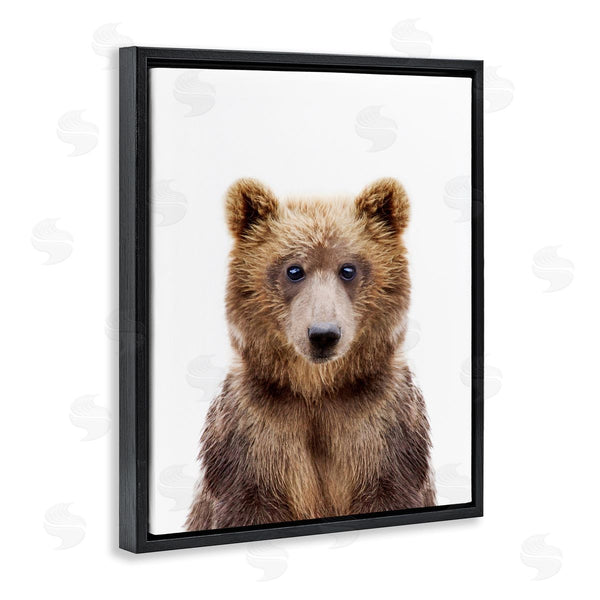 Stupell Industries Sisi And Seb | Brown Bear Portrait Wall Art