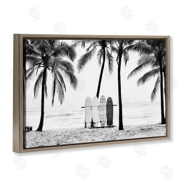 Stupell Industries Sisi And Seb | Centered Surf Boards View Wall Art
