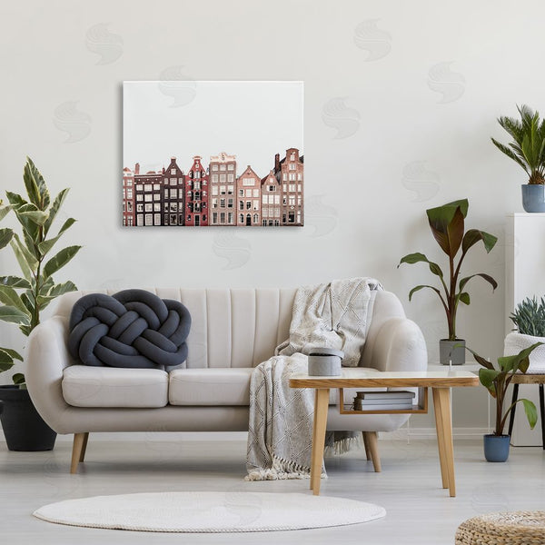 Stupell Industries Sisi And Seb | Cityscape Houses Architecture Wall Art