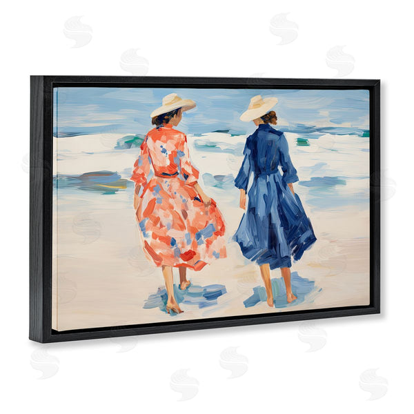 Stupell Industries Sisi And Seb | Classy Beach Ladies Wall Art