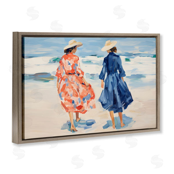 Stupell Industries Sisi And Seb | Classy Beach Ladies Wall Art