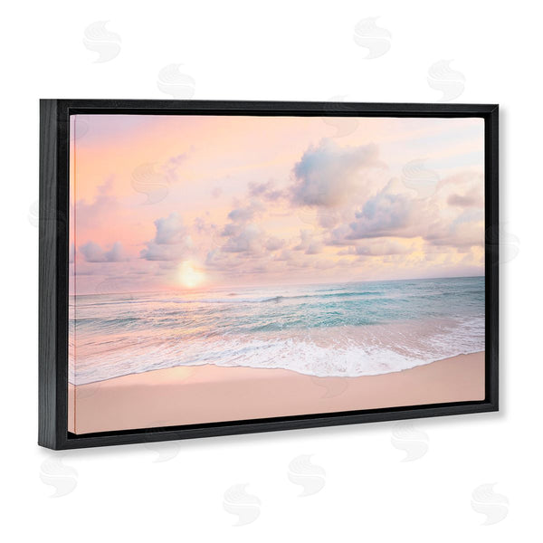 Stupell Industries Sisi And Seb | Cloudy Sunset Seaside Shore