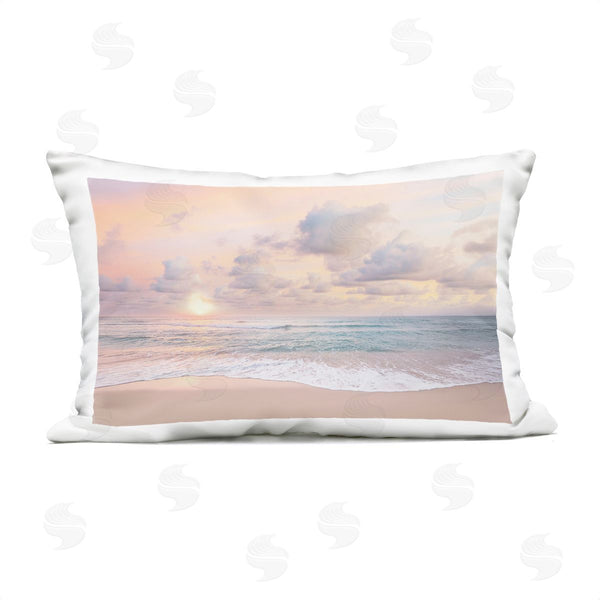 Stupell Industries Sisi And Seb | Cloudy Sunset Seaside Shore Printed Throw Pillow