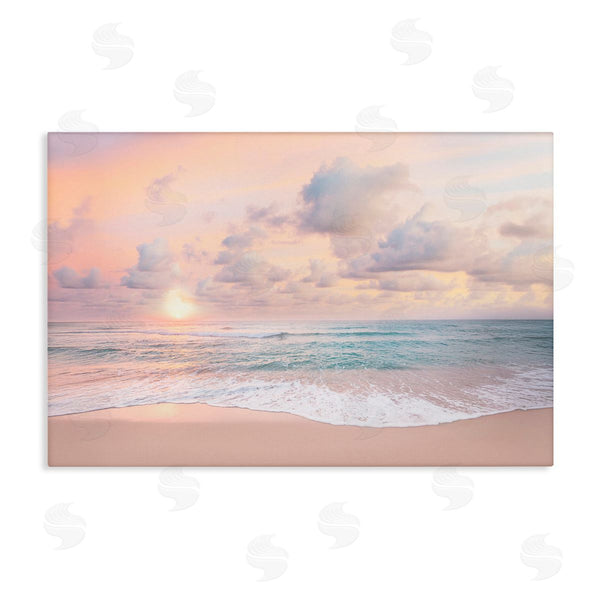 stupell industries Sisi and Seb | Cloudy Sunset Seaside Shore