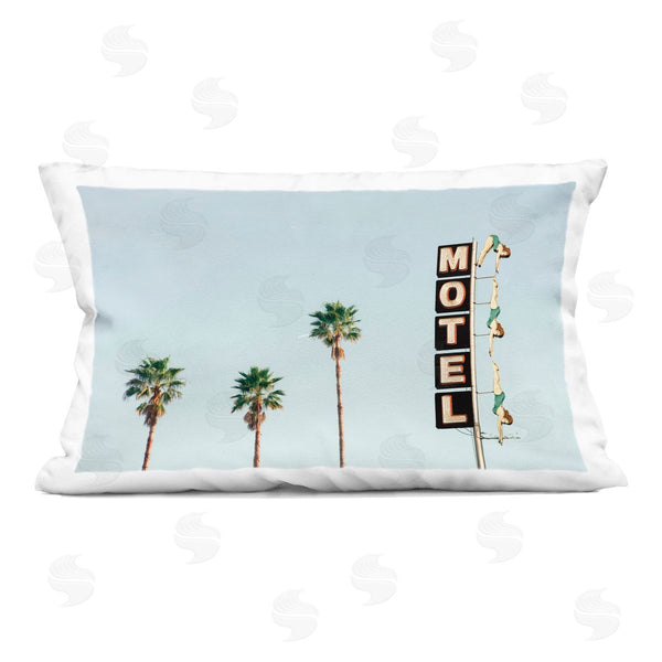 stupell industries Sisi and Seb | Diving Ladies Motel Sign Printed Throw Pillow