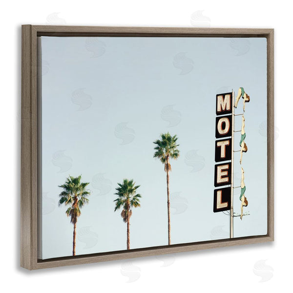 Stupell Industries Sisi And Seb | Diving Ladies Motel Sign Wall Art