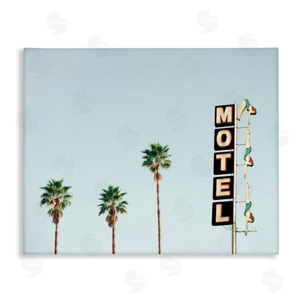 stupell industries Sisi and Seb | Diving Ladies Motel Sign Wall Art