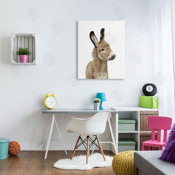 Stupell Industries Sisi And Seb | Donkey Animal Portrait Wall Art