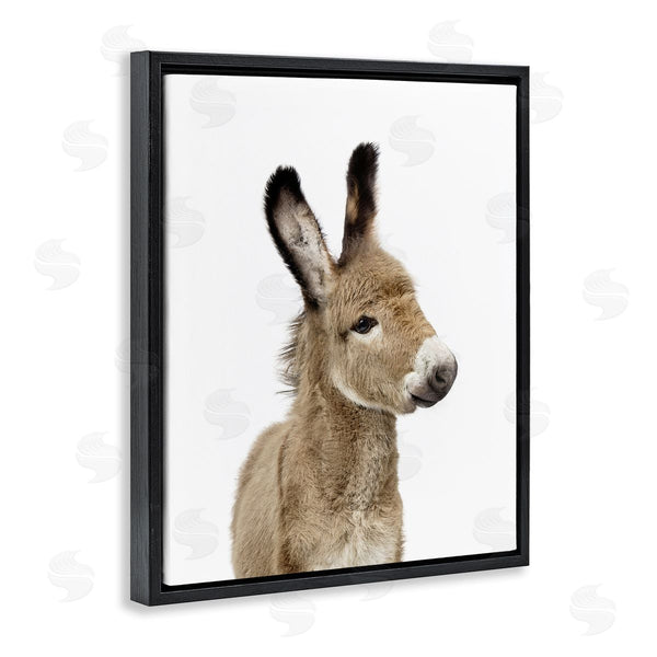 Stupell Industries Sisi And Seb | Donkey Animal Portrait Wall Art