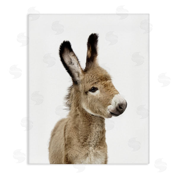 stupell industries Sisi and Seb | Donkey Animal Portrait Wall Art