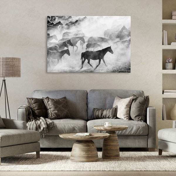 Stupell Industries Sisi And Seb | Dusty Road Horse Photograph Wall Art