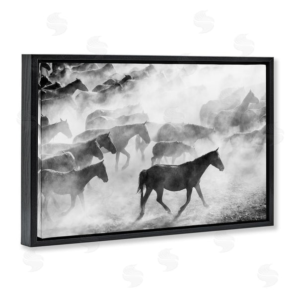Stupell Industries Sisi And Seb | Dusty Road Horse Photograph Wall Art
